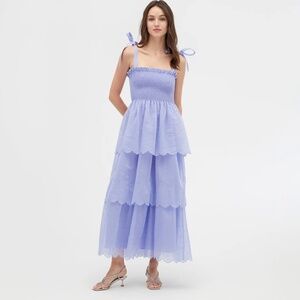 Hillhouse Elise Nap Dress - Hyacinth